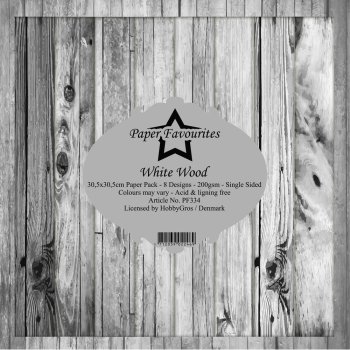 Paper Favourites - " White Wood " - Paper Pack - 12x12