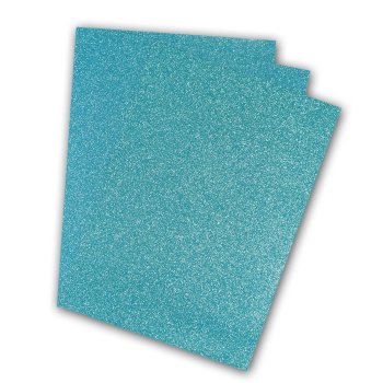 Poli-Flex Pearl Glitter Flexfolie Sky Blue