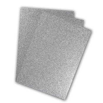 Poli-Flex Pearl Glitter Flexfolie Silver