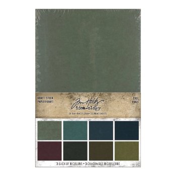 Idea-Ology Kraft-Stock Stack 6x9 Cardstock Pad - Cool