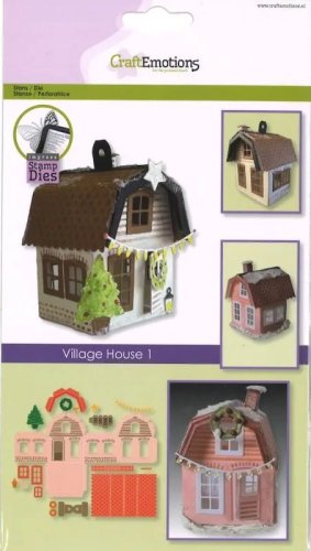 CraftEmotions - Stanzschablone - Village House 1