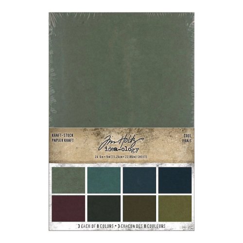 Idea-Ology Kraft-Stock Stack 6x9 Cardstock Pad - Cool
